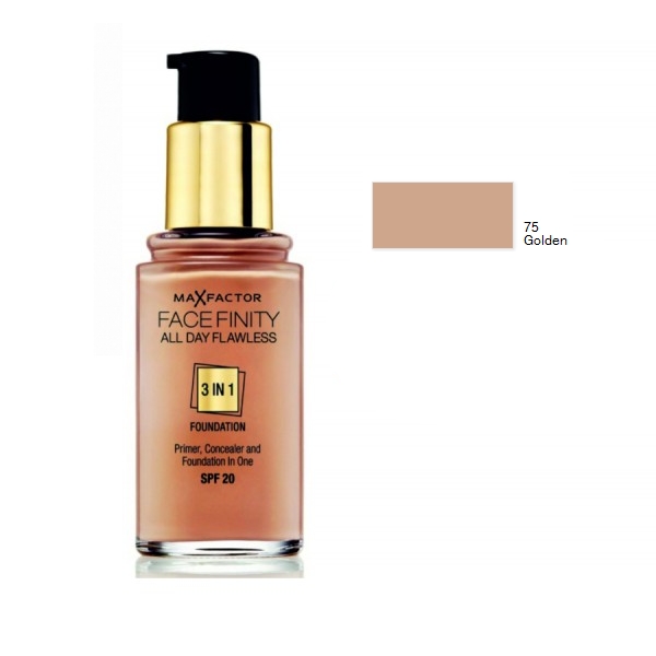 Base Face Finity 3 em 1 75 Golden Max Factor 30mL